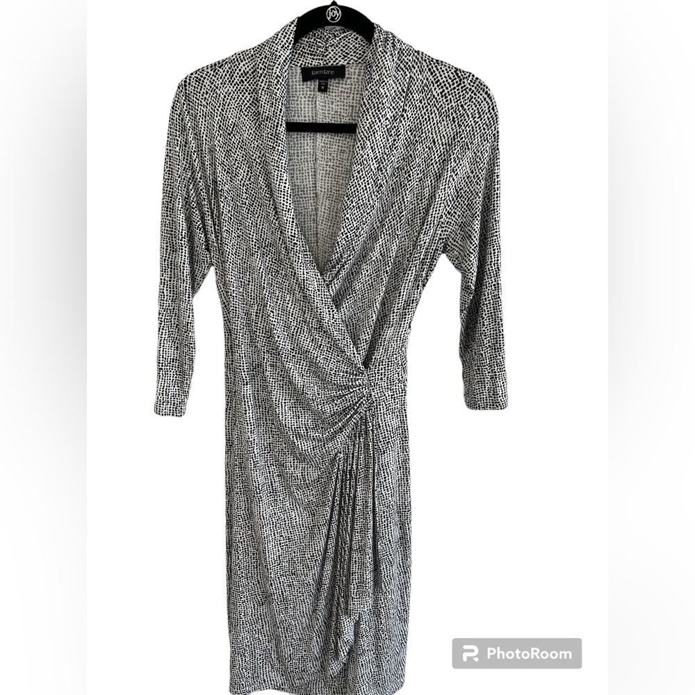 Karen Kane faux wrap dress.  EUC.  Add some boots super chic.